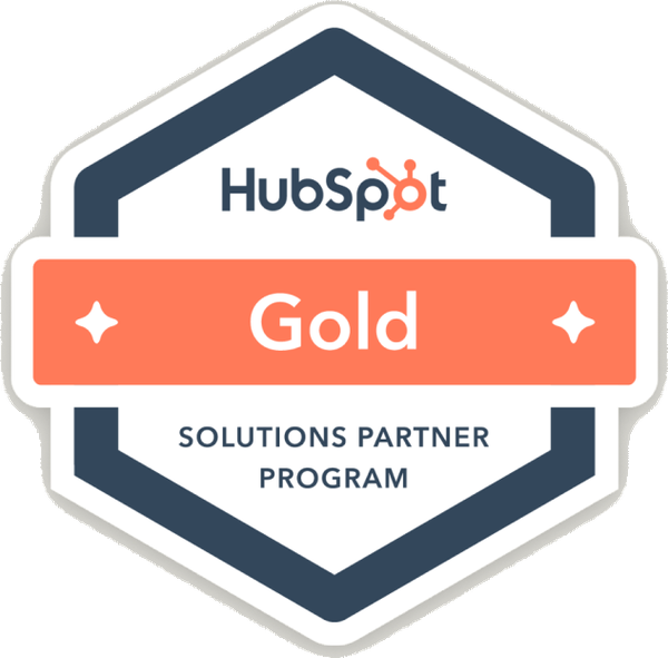 HubSpot Gold Solutions Partner badge